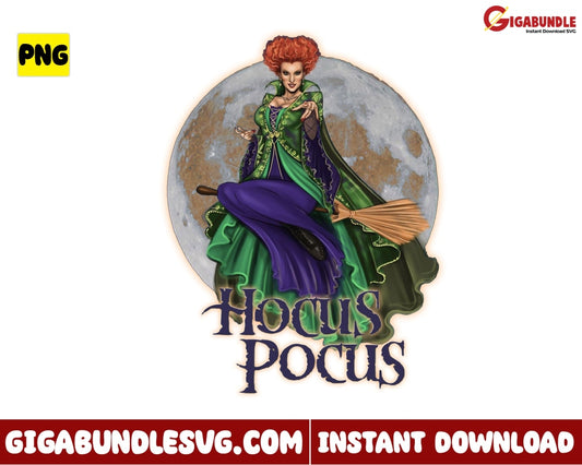 Winifred Sanderson Png Hocus Pocus Sister Witch Halloween - Instant Download