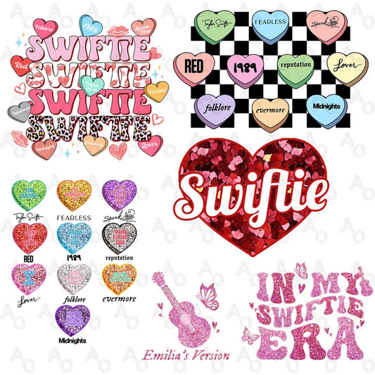 Swiftie Valentine Png, Cute Romantic Valentine'S Day Png, Heart Love Retro Png
