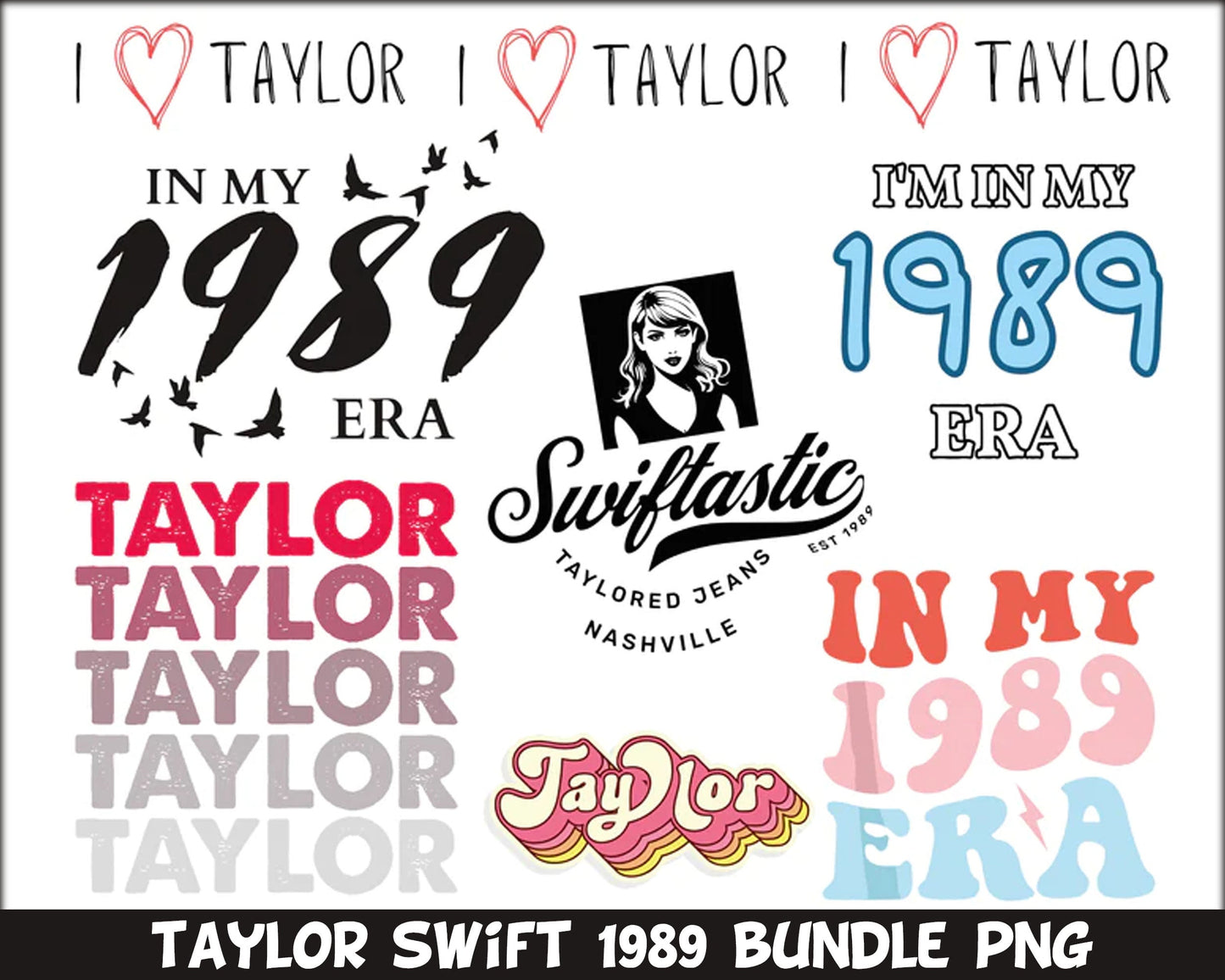 1989 Taylor's Version SVG-PNG, 1989 TV T-Shirt Design