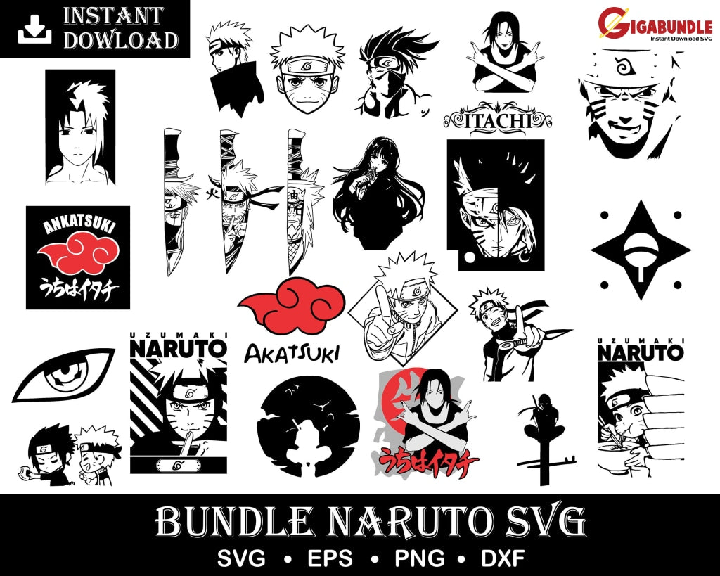 65+ Naruto Bundle Png Files