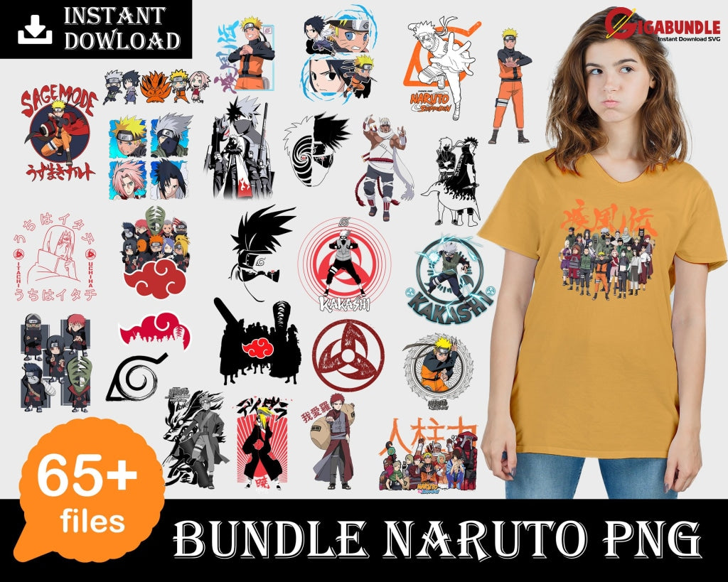 65+ Naruto Bundle Png Files