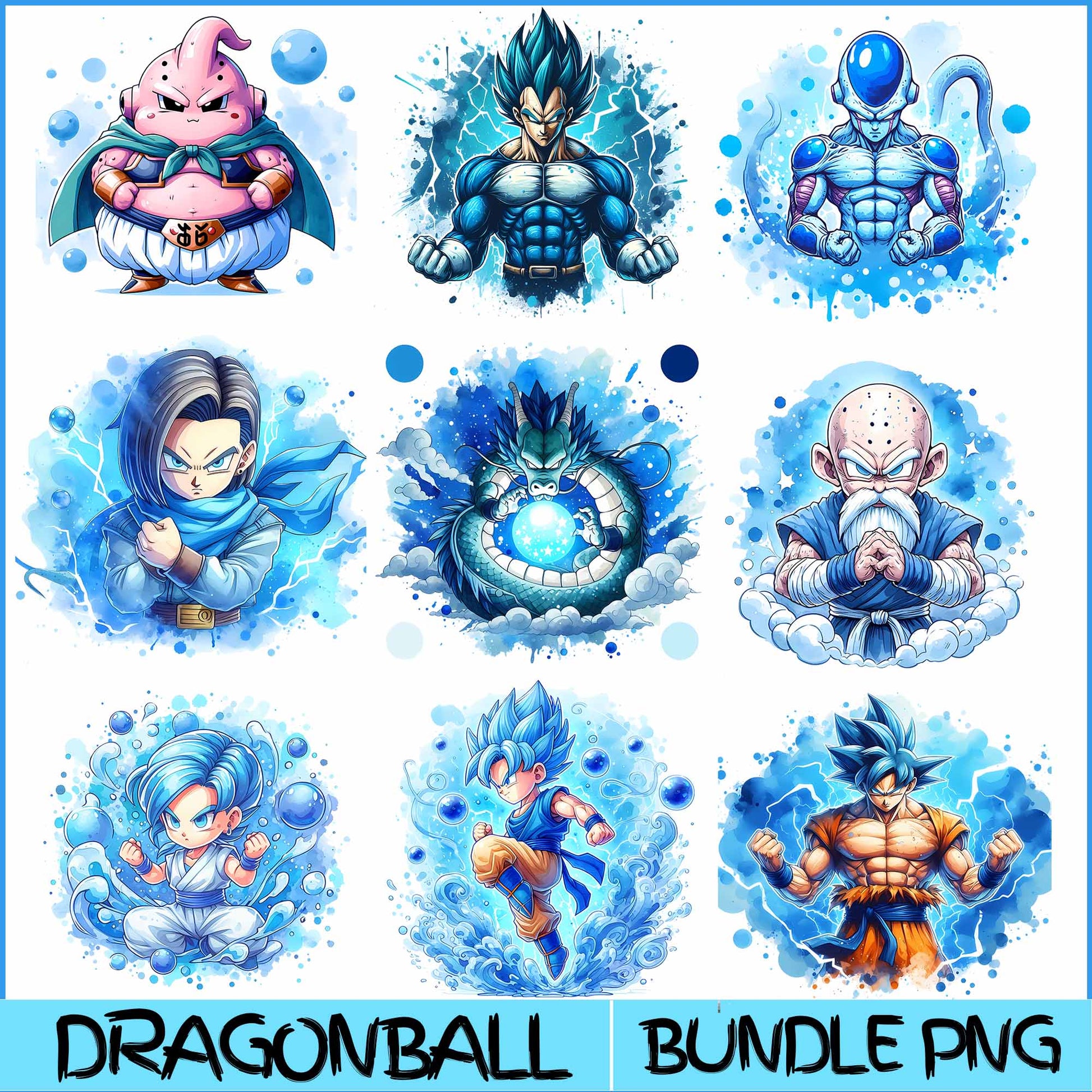 Dragon Ball bundle Png, Anime Png