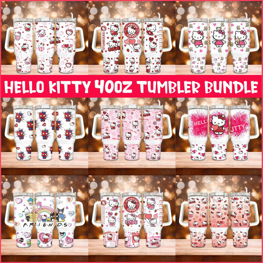 HELLO KITTY 40 OZ TUMBLER BUNDLE