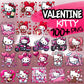 100+  Kitty Valentine Bundle Png, Valentine Cat Png