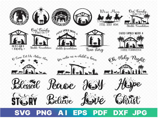 Nativity SVG Bundle