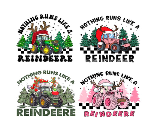 Nothing Runs Like a Reindeer PNG