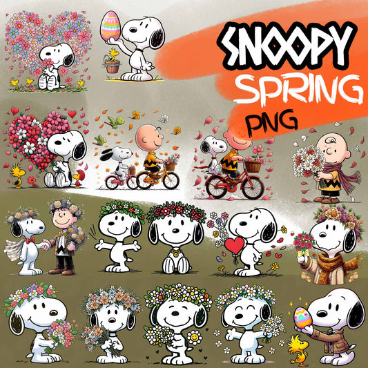 Snoopy Spring Png, Charlie Brow Png, Valentine Png