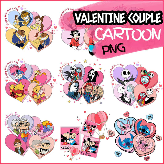 6+ Happy Valentine's Day Png Bundle, Couple Valentine Png