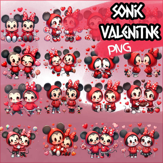 Chibi Disney Valentine Png, Cartoon Valentine Png