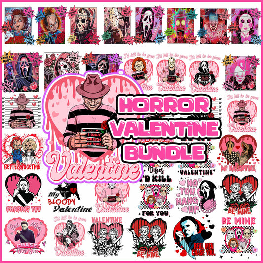 Mega Horror Movies Valentine Png Bundle, Comic  Valentine Png