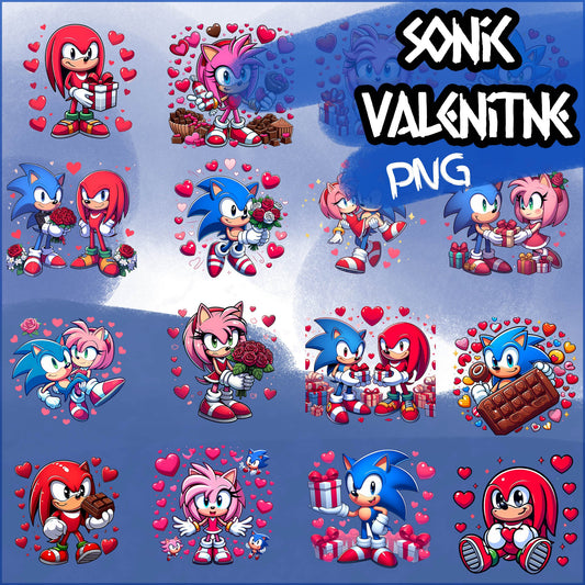 Sonic Valentine Png Bundle, Happy  Valentine Png