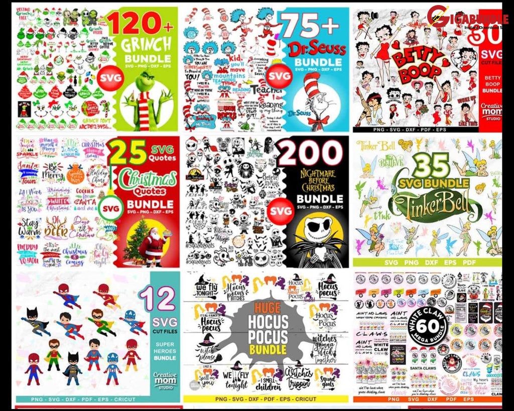 The Ultimate Giga Bundle svg, Mega svg Bundle, unique design almost retailer all inclusive, Top Trending 2022, Best seller, Digital Instant Download